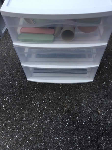 Photo of free Plastic 3 drawer stand (Tyngsboro-East) #1