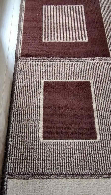 Photo of free Rug, brown and beige, 165x115 cm (Leek ST13) #2