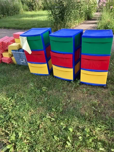 Photo of free Plastic drawers for playroom (Evanston, near Penny Park) #1