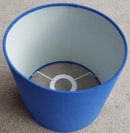 Photo of free Blue Lampshade - good condition (Ladderstile Gate KT2) #1