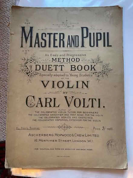 Photo of free Vintage violin tutorial book (Lewes BN7) #3