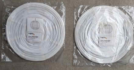Photo of free Paper Lanterns from B&Q two of them, never used (Ladderstile Gate KT2) #1