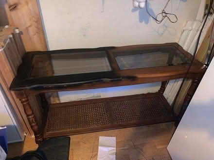 Photo of free Rattan entry table (Orford) #1