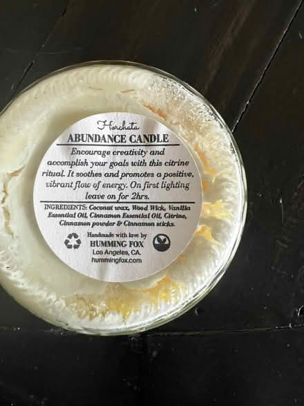 Photo of free Horchata candle (North Long Beach) #2