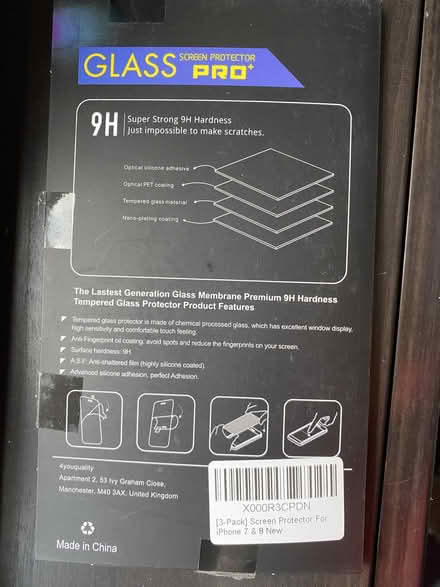 Photo of free glass iPhone 7/8 screen protectors (East Putney SW15) #1