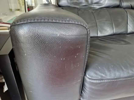 Photo of free 2 seater leather sofa (Culcheth WA3) #1