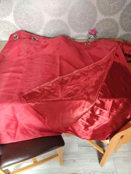 Photo of free Large Red Curtains (Peacehaven, BN10) #1