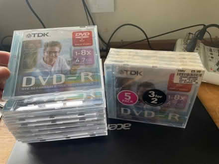 Photo of free 14 x DVD-R recordable CD/DVD (North Petherwin PL15) #1