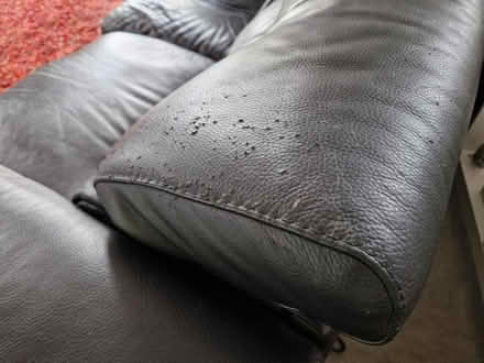 Photo of free 2 seater leather sofa (Culcheth WA3) #4