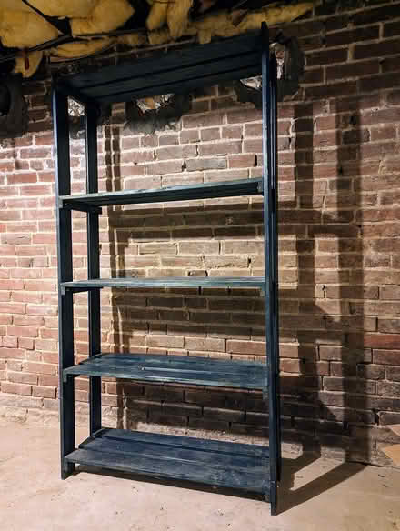 Photo of free Tall wood shelves (Mount Pleasant) #1