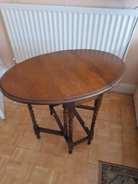 Photo of free Gateleg table - vintage wood small (Walsall WS5) #1