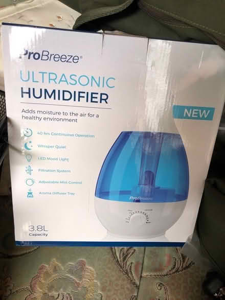 Photo of free Pro breeze ultrasonic humidifier (Sandon CM2) #1