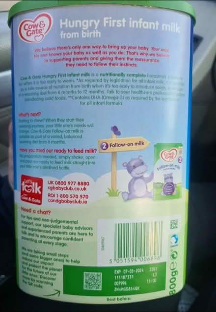 Photo of free Baby food (Tallaght) #3