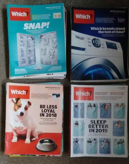 Photo of free Which? magazines 2016-19 (Vicars Cross CH3) #1