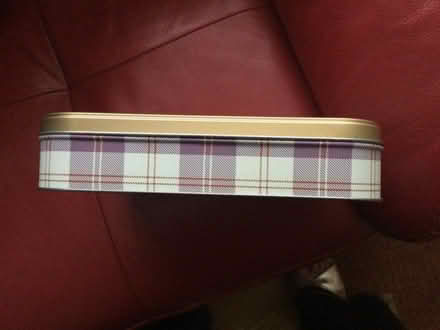 Photo of free Empty square biscuit tin (Stanmore HA7) #2