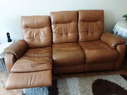 Photo of free Settee and matching Massage Chair (Kempshott, Basingstoke, RG22) #1