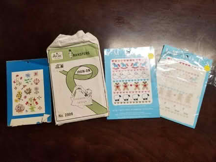 Photo of free Iron on transfers (Frederick, MD north-east) #1