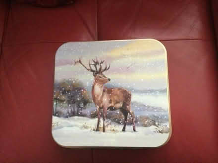 Photo of free Empty square biscuit tin (Stanmore HA7) #1