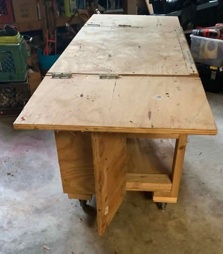 Photo of free Rolling workshop table (Wilmington) #3