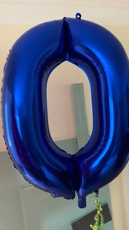 Photo of free Two helium ballons — 0 and 4 (Belbroughton Road, Oxford OX2) #1