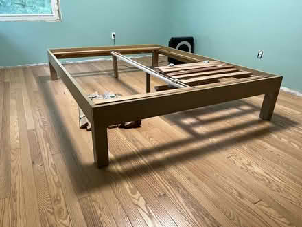 Photo of free West Elm queen size bed frame (Hurley NY) #2
