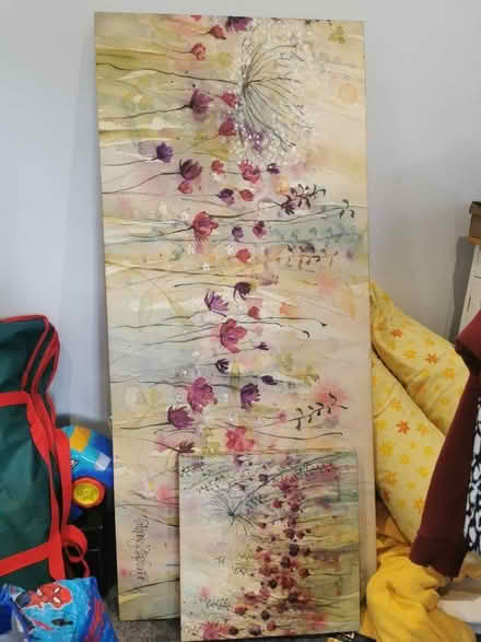 Photo of free Two canvas paintings (Redhill RH1) #1