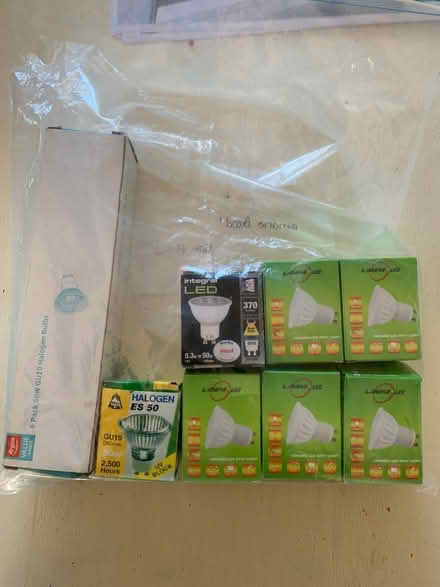 Photo of free 7 halogen bulbs and 6 LED bulbs (Horsell, Woking) #1
