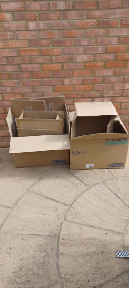 Photo of free Cardboard boxes for packing/storage (Stotfold, SG5) #1