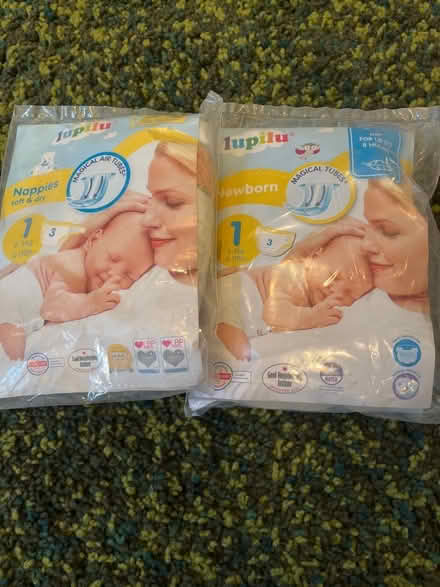 Photo of free Unopened 6 x newborn nappies (W2) #1