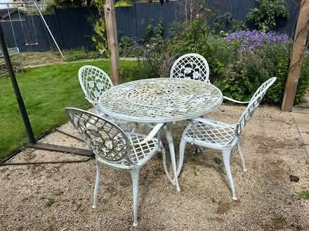 Photo of free Garden set table and 4 chairs (Godalming GU7) #1
