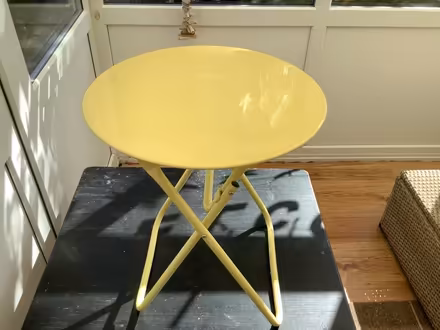 Photo of free Small metal table (Letchworth, grange) #2