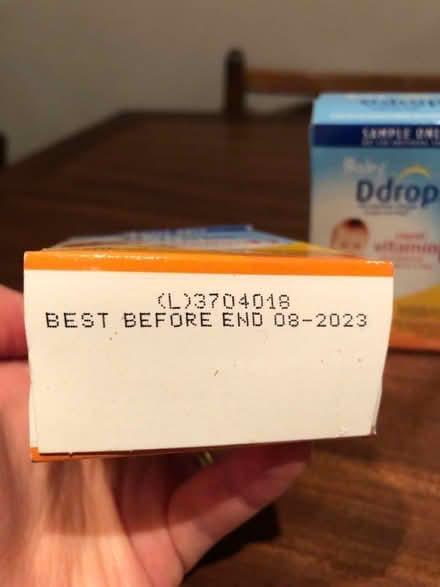 Photo of free Sample size baby vitamin D drops (Coggeshall Hamlet CO5) #1