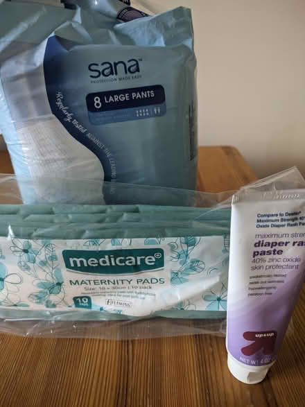 Photo of free Large pants 7, maternity pads (Blanchardstown) #1