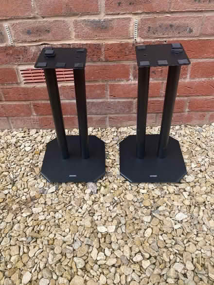 Photo of free Pair of Duronic speaker stands (Stroud GL10) #1