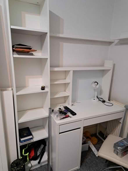 Photo of free Ikea Desk and shelves (Croydon) #1