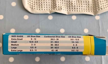 Photo of free New Aqua Safe Guard Socks - s 3-5 (TW2 whitton) #1