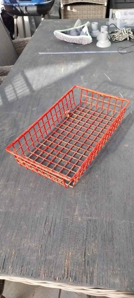 Photo of free 3 red metal baskets (Hemel Hempstead HP2) #1