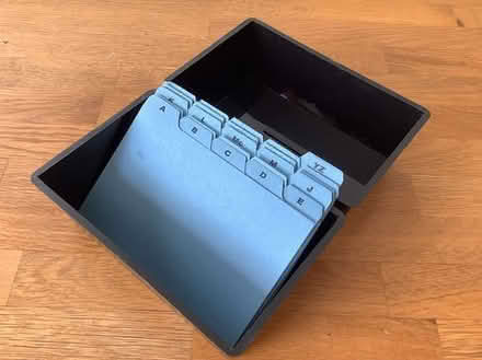 Photo of free Executive filing system card box (Poynton SK12) #1