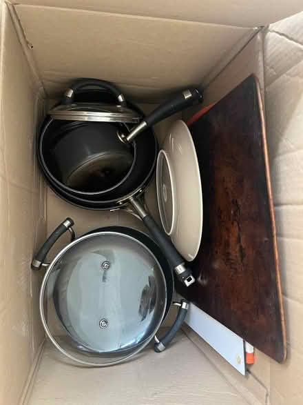 Photo of free Box of kitchen items (Chelsea SW3) #1