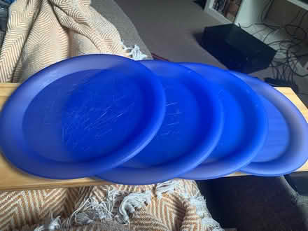 Photo of free Blue plastic camping plates (Kingsmead) #2