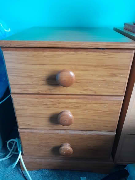 Photo of free 3 drawer bedside table (North Shields) #1