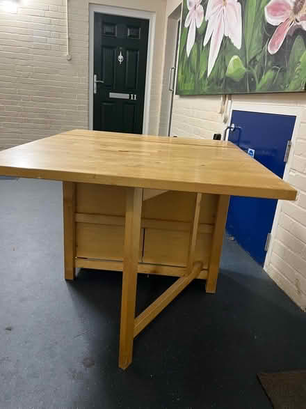 Photo of free folding table with shelves (OX20) #4