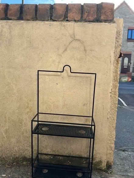Photo of free Black hanging shelving unit (BS5) #2