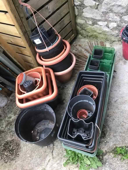 Photo of free Lots of plastic plant pots (Buxton Central SK17) #1