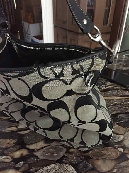Photo of free Coach purse, authentic but damaged (Glen Abbey) #3