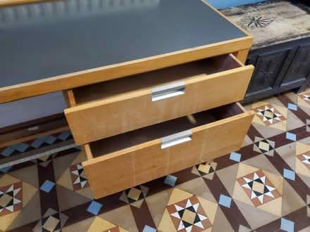 Photo of free Old skool wooden desk (Norham Manor OX2) #2