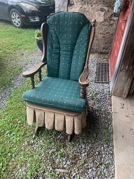 Photo of free Wooden rocking chair (Shirley, MA) #1