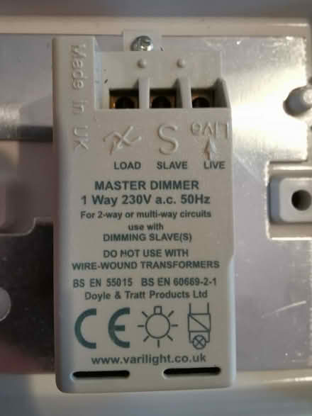 Photo of free Touch/Remote dimmer switch (Fareham PO15) #1