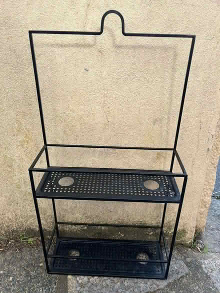 Photo of free Black hanging shelving unit (BS5) #1