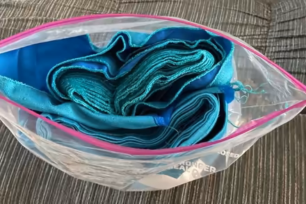 Photo of free New Blue fabric (Pembroke Lakes area) #1
